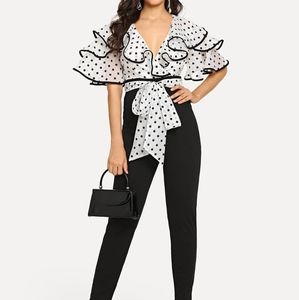 Polkadot Jumpsuit Once used